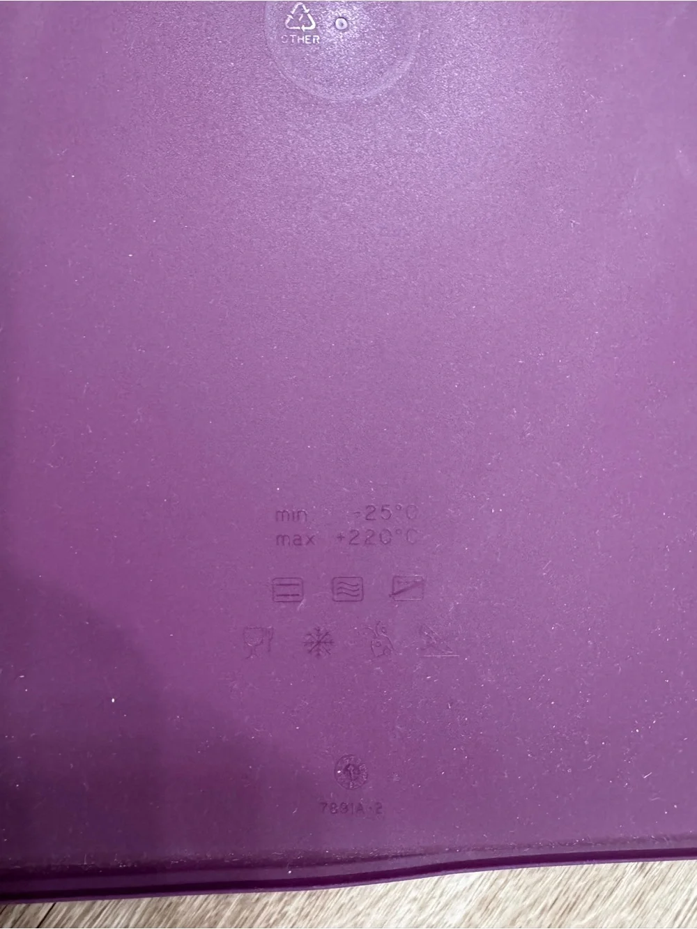 Tupperware Purple Silicone Baking Mat
